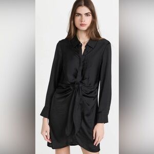 BB Dakota Black Silk Shirt
